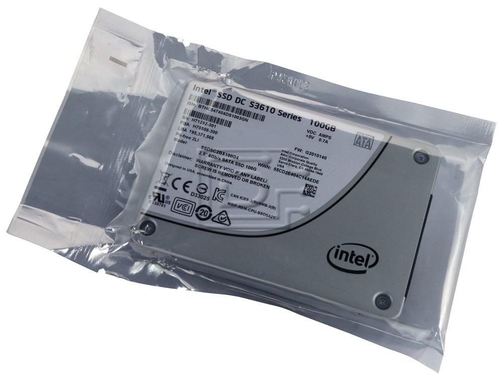 INTEL SSDSC2BX100G401 SSDSC2BX100G410 SSDSC2BX100G4 SSDSC2BX100G401 SATA SSD Image 1 image