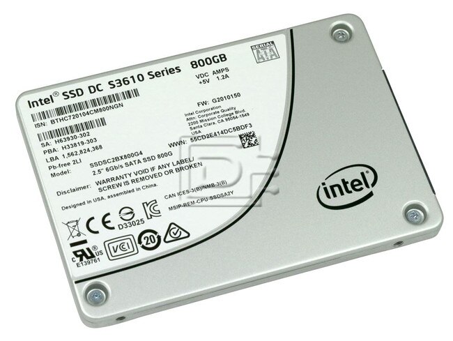 INTEL SSDSC2BX800G401 SSDSC2BX800G4 SATA Solid State Drive image 1