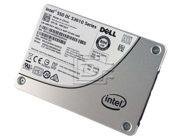 INTEL SSDSC2BX800G4R 09F3GY 9F3GY SATA Solid State Drive image 1