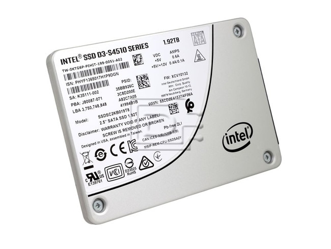 INTEL SSDSC2KB019T801 1.92TB SATA Solid State Drive Image 1 image