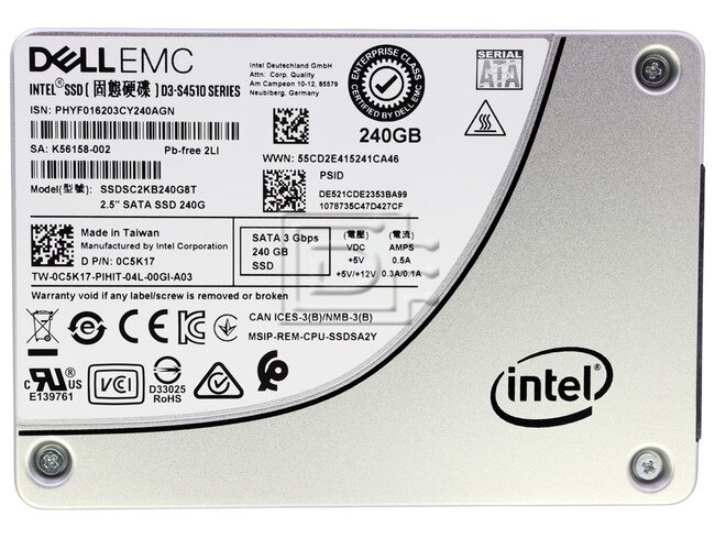 INTEL SSDSC2KB240G801 SATA Solid State Drive Image 2 image