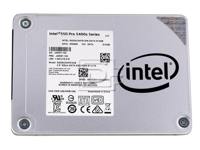 INTEL SSDSC2KF512H6 SSDSC2KF512H6 512GB SATA SSD Image 2 image