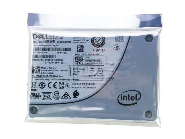 INTEL SSDSC2KG019T8R 055J8H 55J8H 1.92TB 2.5 SSD SATA Image 2 image