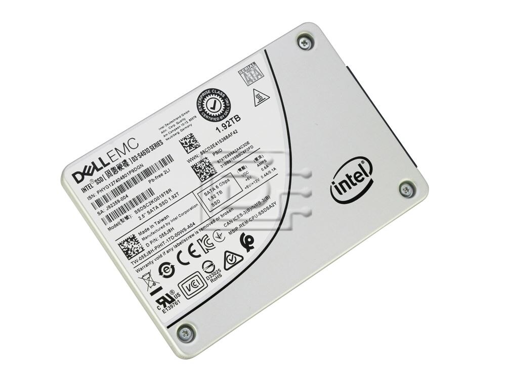 INTEL SSDSC2KG019T8R 055J8H 55J8H 1.92TB 2.5 SSD SATA Image 3 image