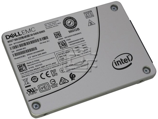 INTEL SSDSC2KG960G8R SSDSC2KG960G801 X31G3 0X31G3 Solid State Drive SSD Image 1 image