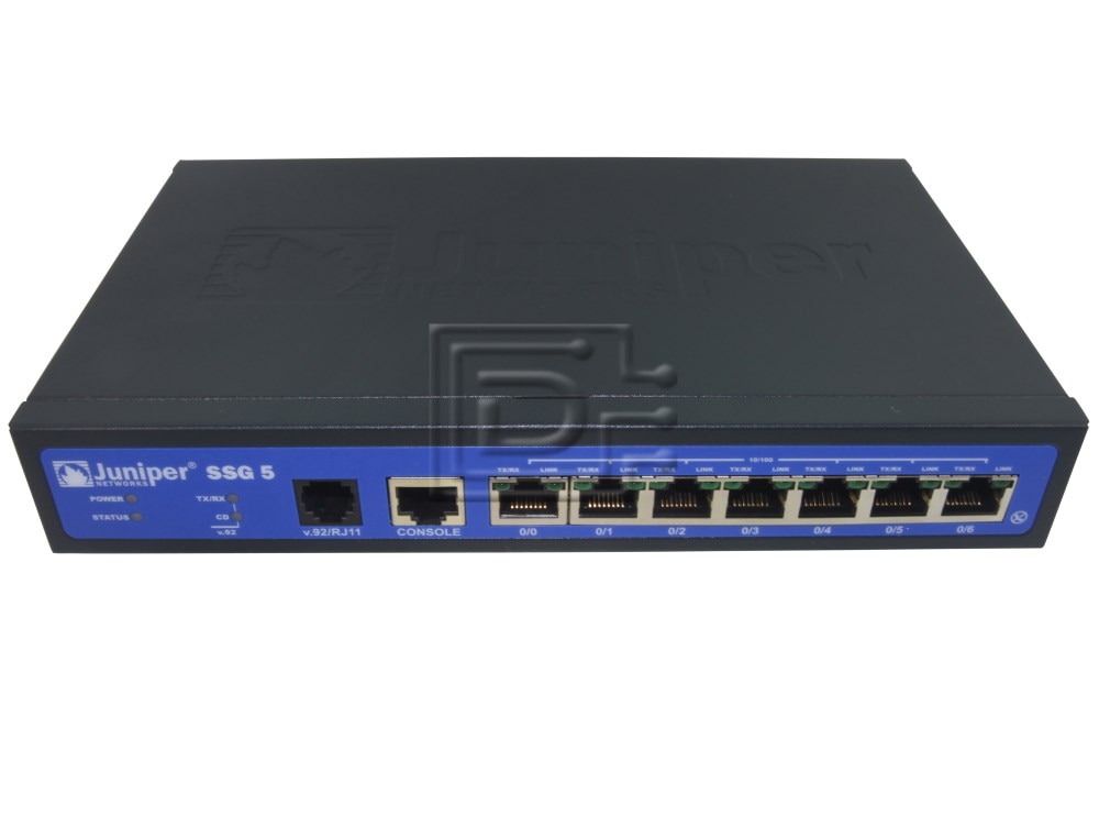 Juniper / Netscreen SSG-5-SB-M Firewall / VPN Appliances - Unlimited Users, 25 Tunnels