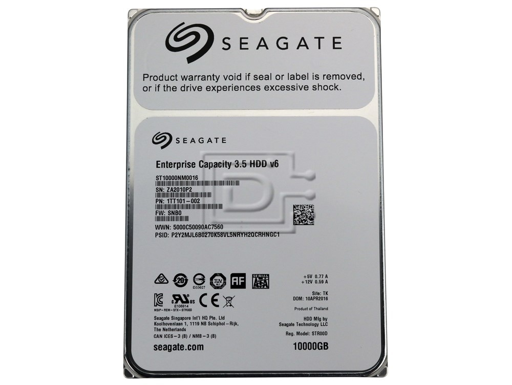 Seagate ST10000NM0016 SATA Hard Drive Image 2 image