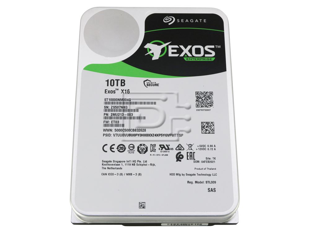Seagate Exos X16 ST10000NM004G 10TB 3.5