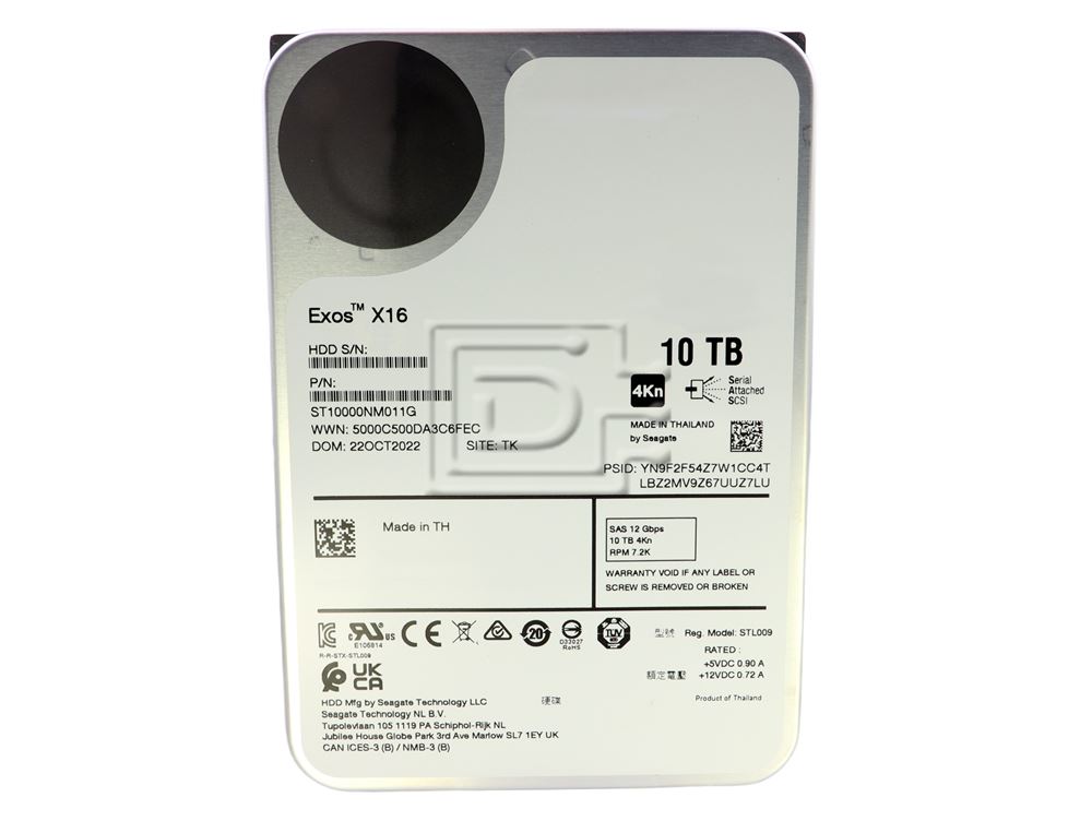 Seagate ST10000NM011G Seagate 10TB SAS Hard Drive Image 2 image