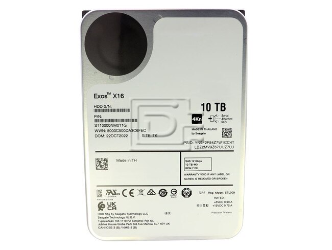 Seagate ST10000NM011G Seagate 10TB SAS Hard Drive Image 2 image