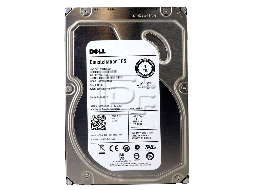 Seagate Constellation ES 1TB 7.2K ST1000NM0001 Serial Attached