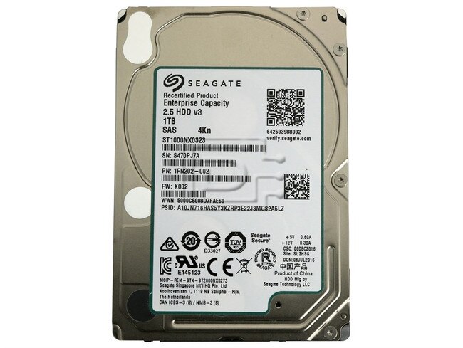 Seagate ST1000NX0323 SAS Hard Drive Image 2 image