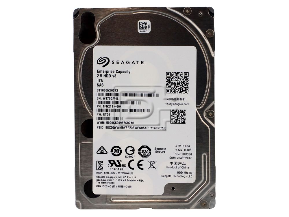 Seagate ST1000NX0373 SAS Hard Drive Image 2 image