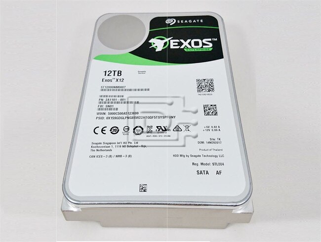 Seagate ST12000NM0007 SATA Hard Drive Image 2 image