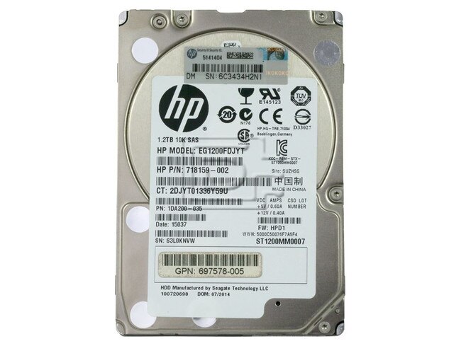 Seagate ST1200MM0007 718159-002 697578-005 EG1200FDJYT 1DA200-035 SAS Hard Drives Image 2 image