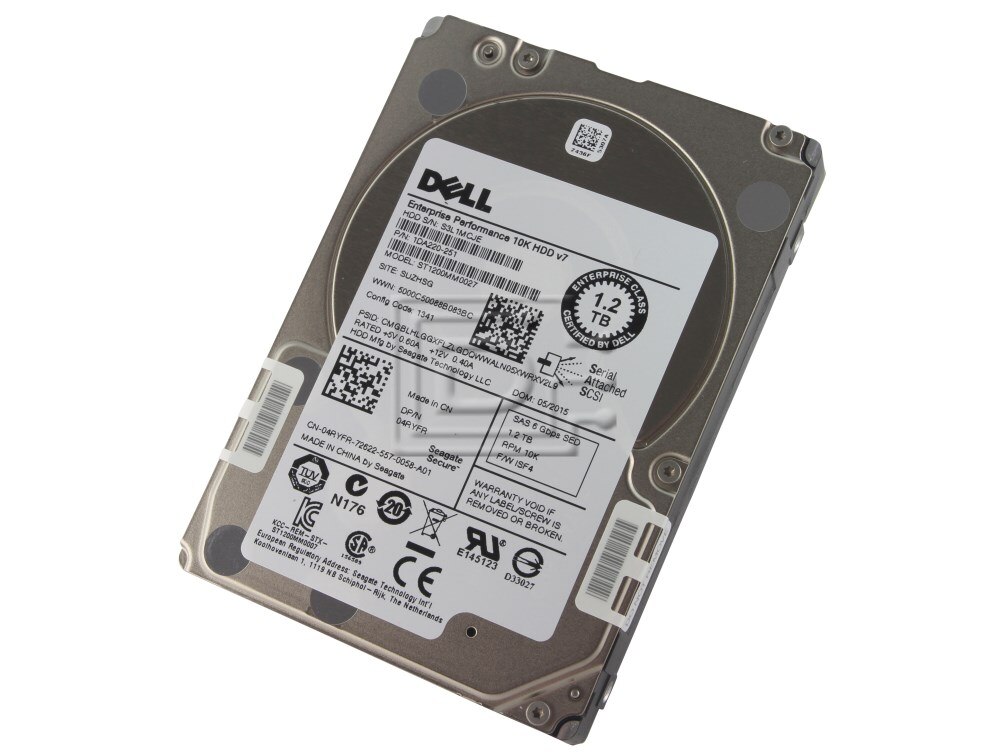 (未使用･未開封品)　SeagateデスクトップHDD Surveillance HDD 1tb f4u0baa Dell 4RYFR / Seagate Enterprise Performance 10K.7