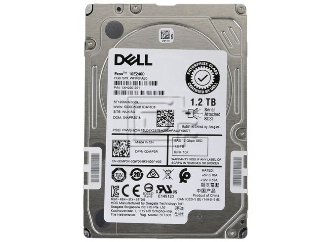 Seagate ST1200MM0069 0DMP3R 1XH220-251 DMP3R SAS Hard Drives Image 2 image