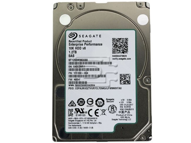 Seagate ST1200MM0088 1FF200 SAS Hard Drive Image 2 image