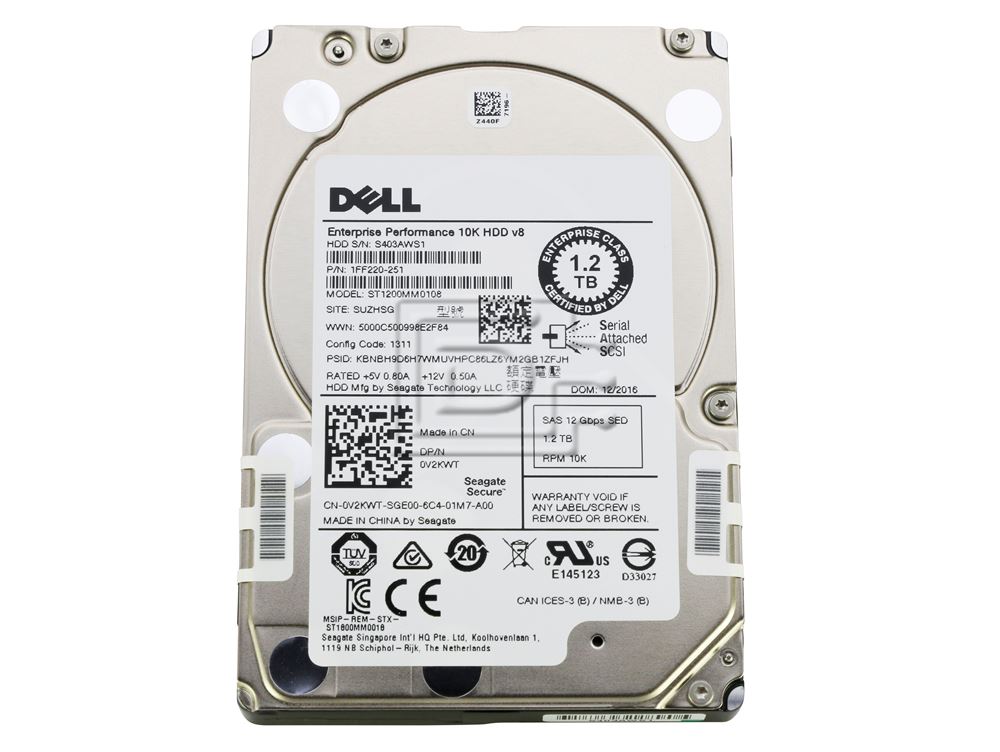 ゆうき1TREK Seagate ST1200MM0108 / Dell 44VRV V2KWT 1.2TB 2.5