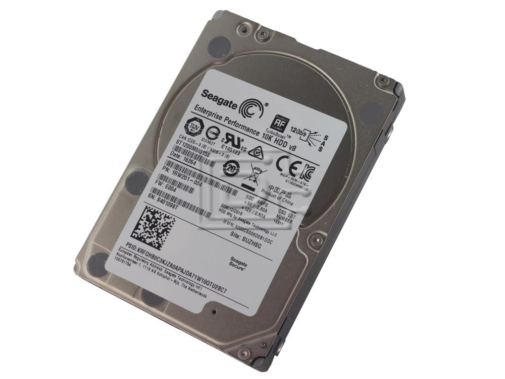 Seagate ST1200MM0158 1RW201-004 SAS Hard Drive Image 1 image