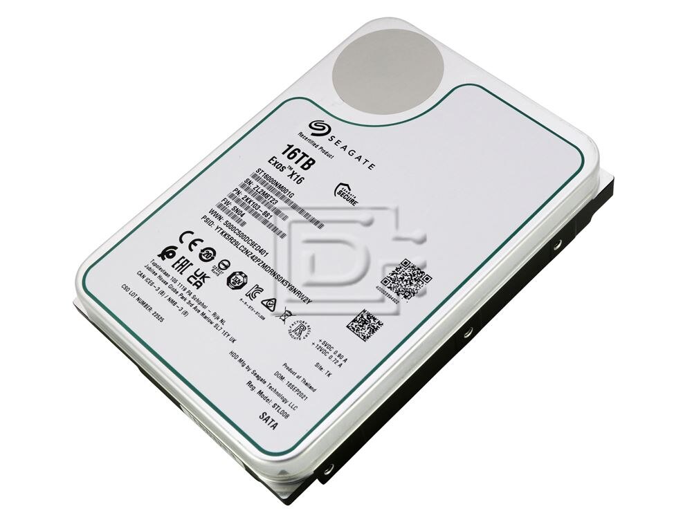 Seagate Exos X16 ST16000NM001G 16TB 7.2K 512e SATA HDD