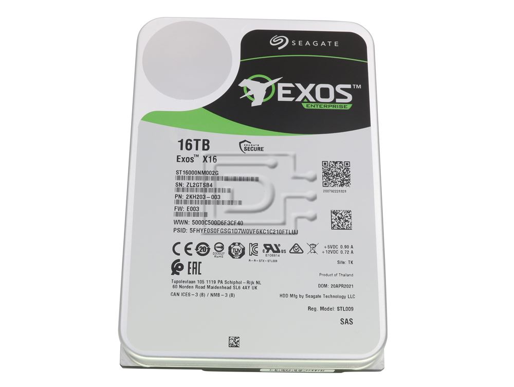 Seagate ST16000NM002G SAS Hard Drive Image 4 image