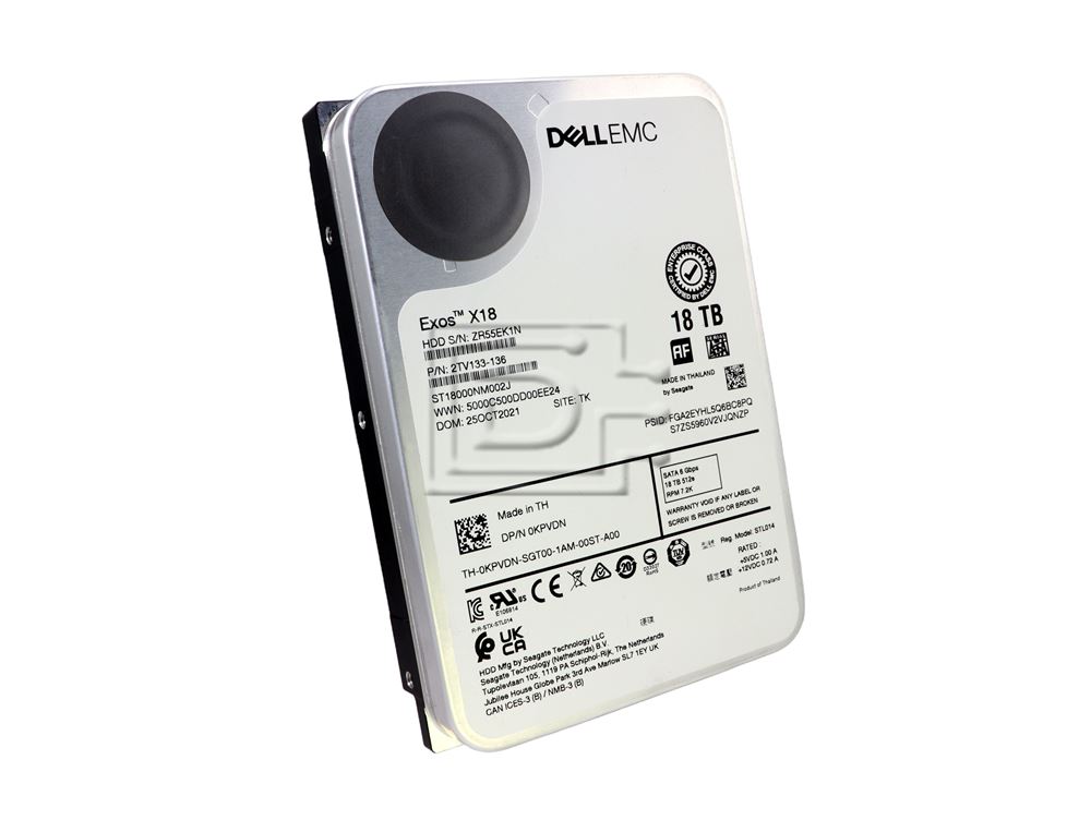 Seagate ST18000NM002J 18TB SATA HDD Image 1 image