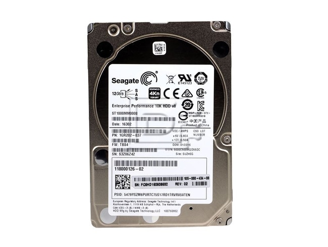 Seagate ST1800MM0008 118000126-02 1GR202-037 SAS Hard Drive Image 2 image
