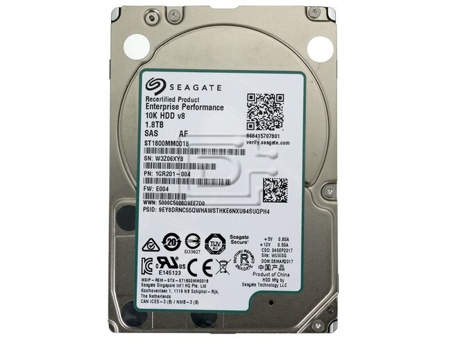 Seagate ST1800MM0018 1.8TB 2.5" 12Gbps 10K RPM eMLC Enterprise SAS HDD