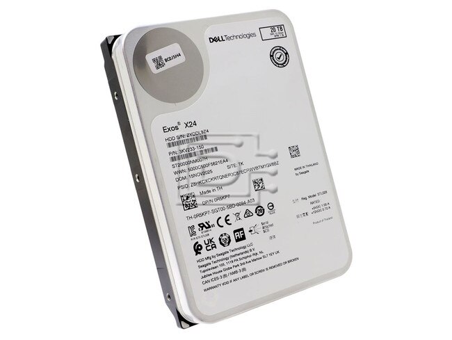 Seagate ST20000NM007H R5KP7 0R5KP7 3KV233-150 Dell 20TB SAS Hard Drive Image 1 image