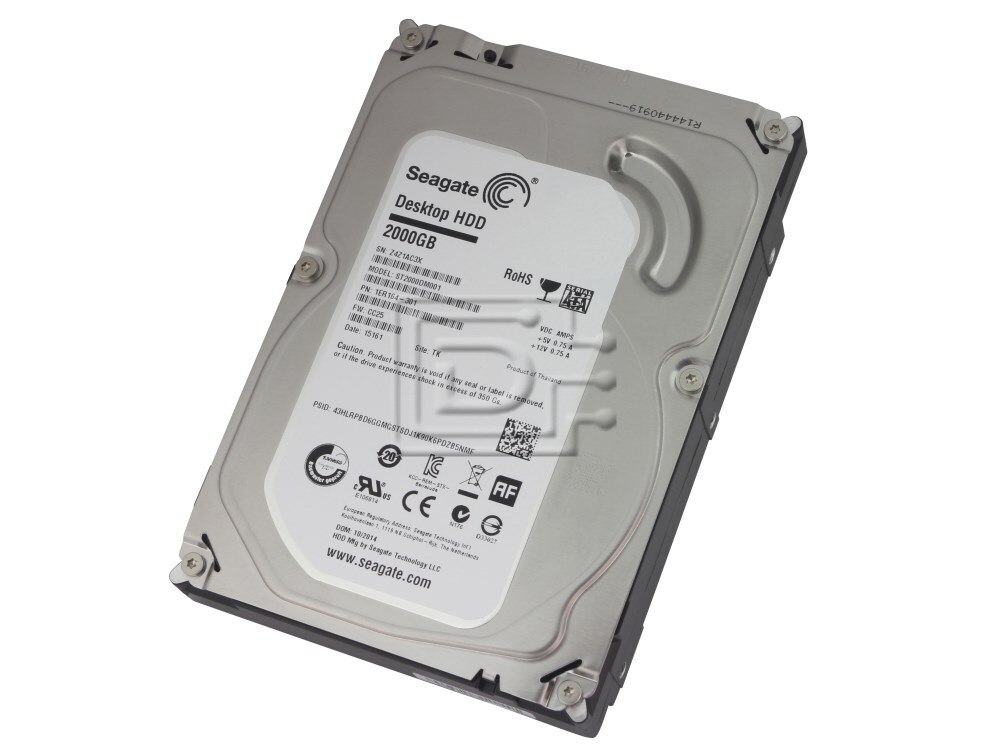 Seagate Barracuda ST2000DM001 2TB 7.2K SATA Desktop HDD Hard Disk Drive