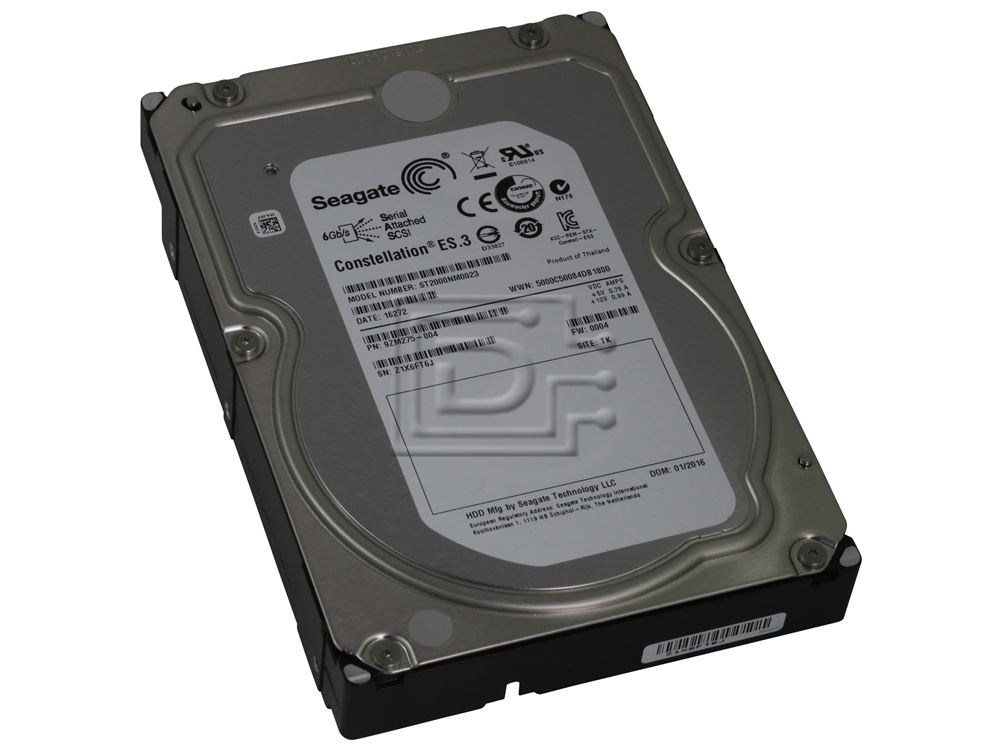 Seagate Constellation ST2000NM0023 2TB Enterprise SAS Hard Drive