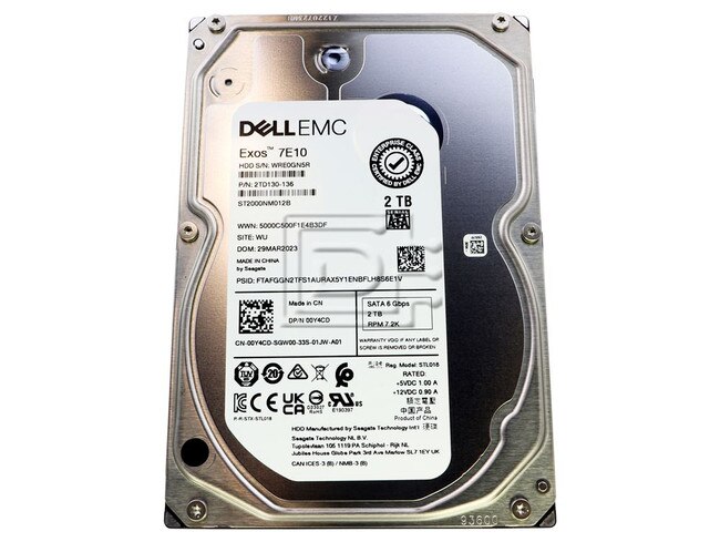 Seagate ST2000NM012B 0Y4CD 00Y4CD 2TD130-136 2TB SATA Hard Drive Image 2 image