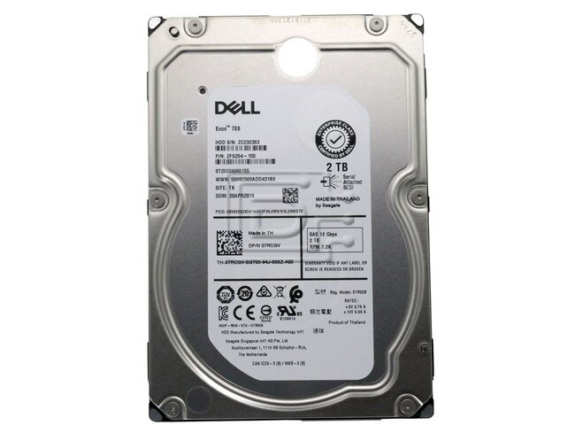 Seagate ST2000NM0155 07RCGV 7RCGV 2FS204-150 SAS Hard Drive Image 2 image