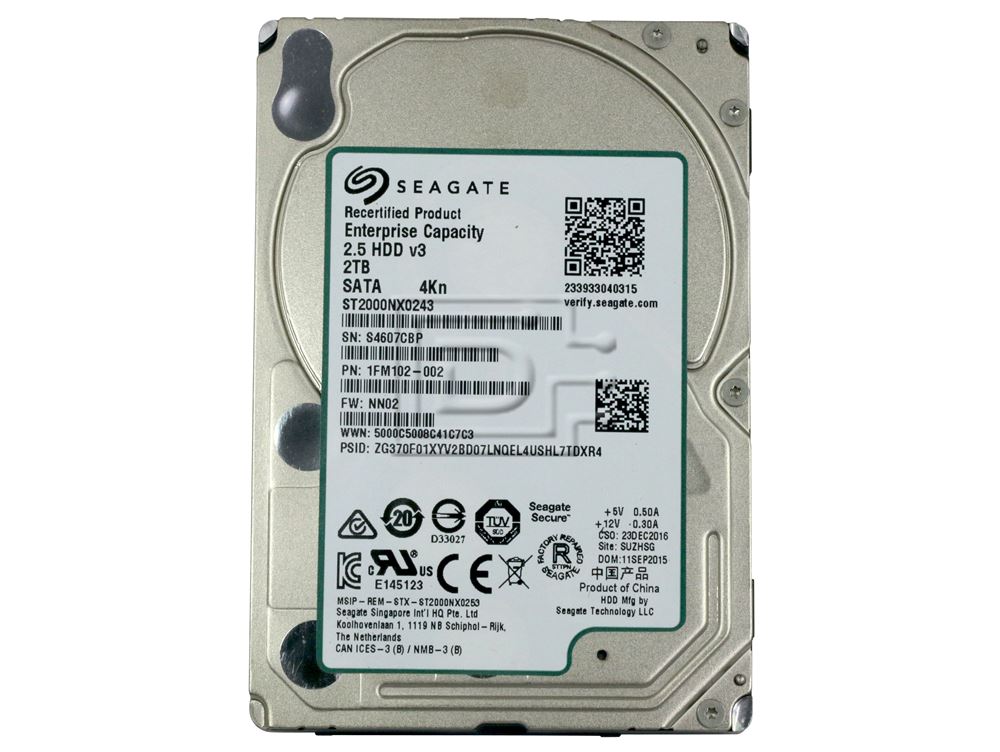 Seagate ST2000NX0243 SATA Hard Drive Image 2 image