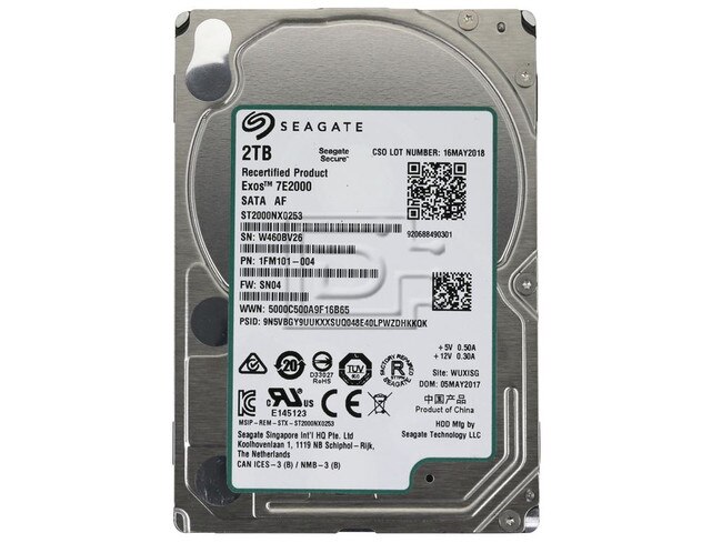 Seagate ST2000NX0253 1FM101-004 SATA Hard Drive image 2