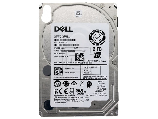 Seagate ST2000NX0423 VR91X 0VR92X 1VD130-136 SATA Hard Drive Image 2 image