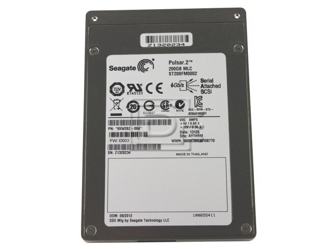 Seagate ST200FM0002 9XW262-003 9XW262-004 SAS SSD image 1