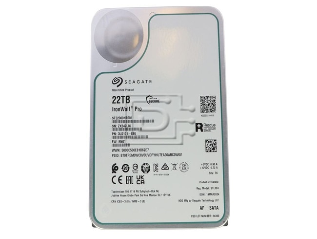 Seagate ST22000NT001 SATA Hard Disk Drive Image 1 image