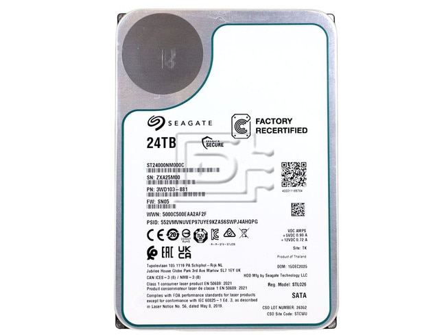 Seagate ST24000NM000C SATA Hard Disk Drive Image 2 image