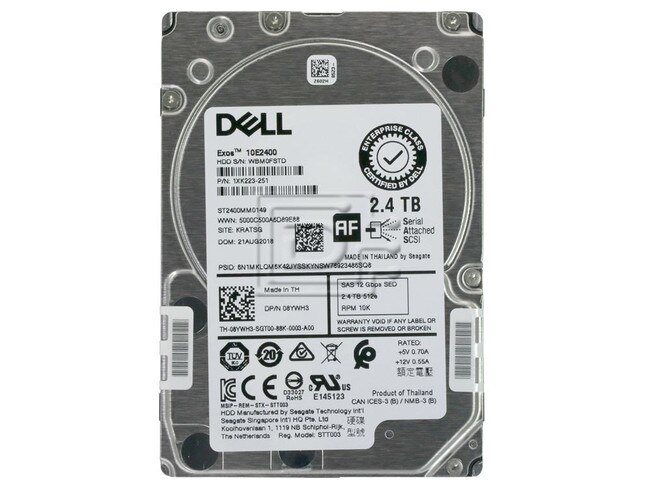 Seagate ST2400MM0149 8YWH3 08YWH3 04GDNY 4GDNY 1XK223-251 1XK223-252 Dell 2.4TB SAS Hybrid Hard Drive ME4 / ME5 Image 2 image