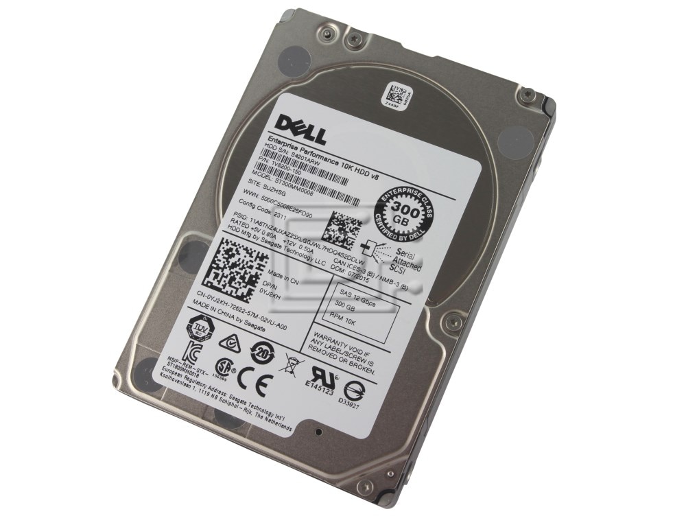 Dell YJ2KH /Seagate ST300MM0008 300GB SAS Hard Drive