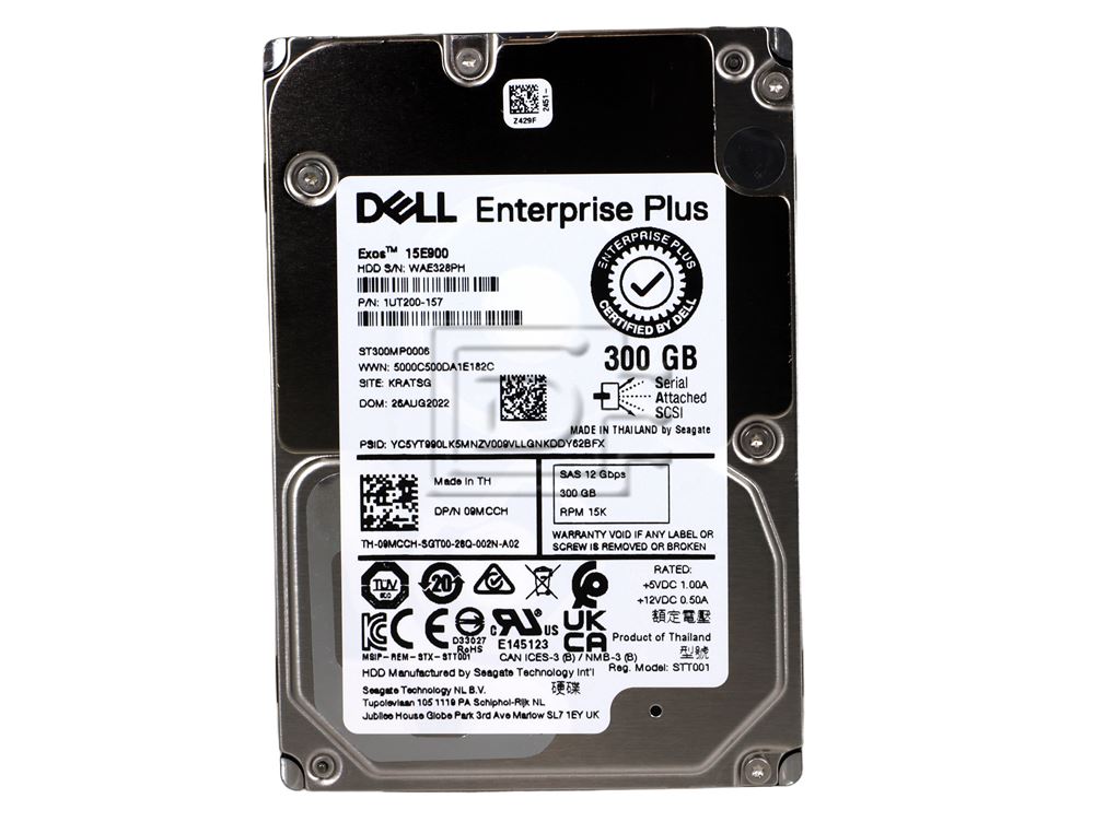 Seagate ST300MP0006 9MCCH 09MCCH 300GB 15K SAS Hard Drive Image 2 image