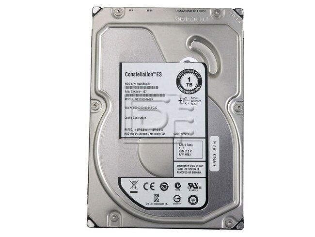 Seagate ST31000424SS 3DWMV 03DWMV 9JX244-157 SAS Hard Drive Image 2 image
