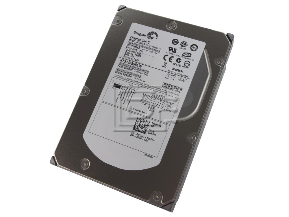 Seagate ST3146855LW HY941 0HY941 9Z2005-005 SCSI Hard Drive Image 1 image