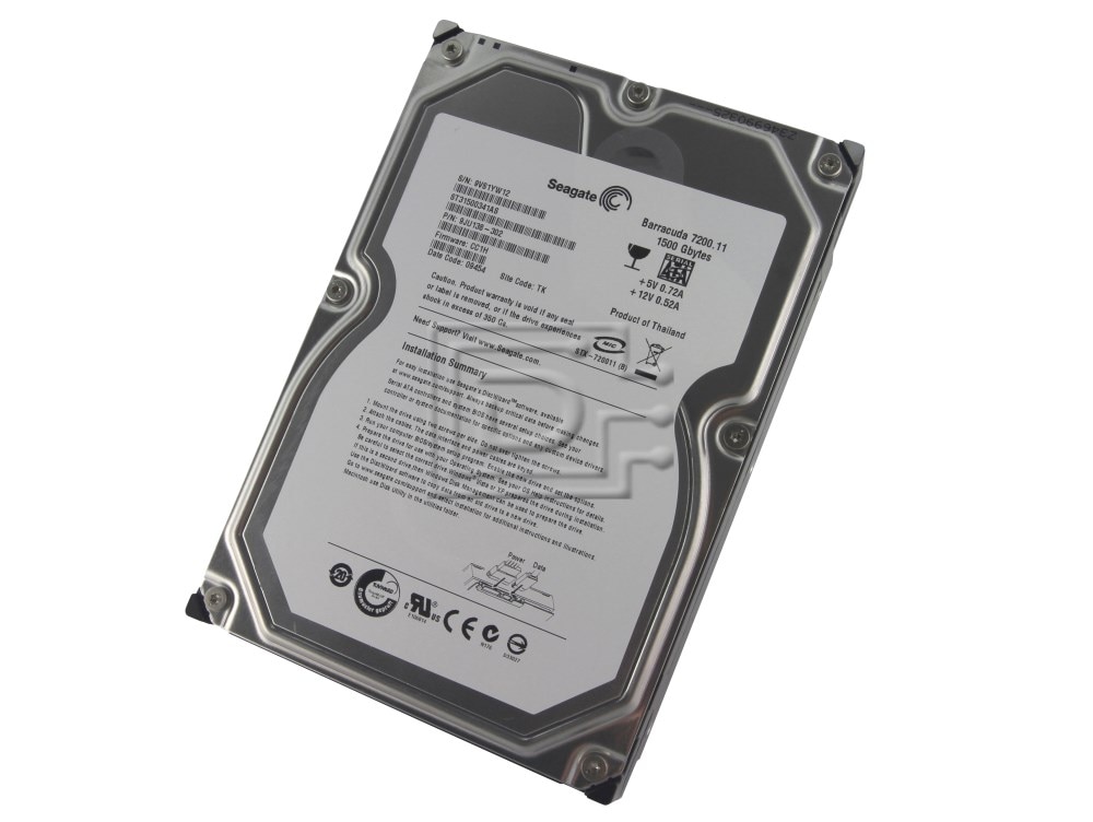 Seagate st31500341as PN 9ju138???568?1.5?TB F/W sd35?TKブランド新しい khxv5rg