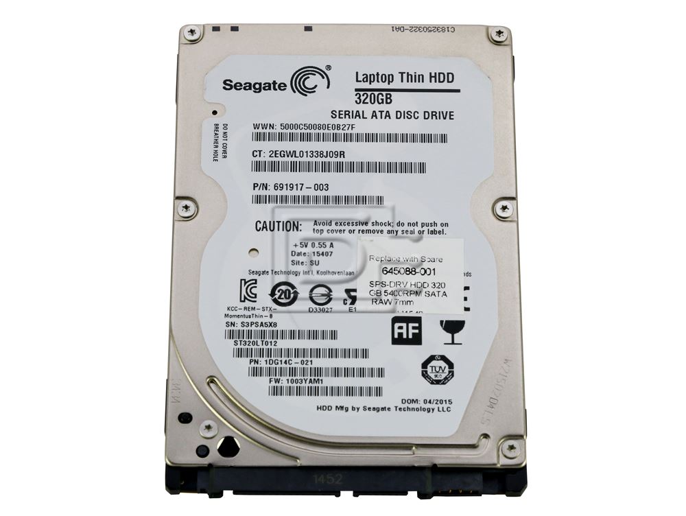 Seagate ST320LT012 SATA Hard Drive Image 1 image