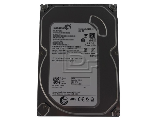 Seagate ST3250312AS SATA Hard Drive 7.2K 7200RPM Image 1 image