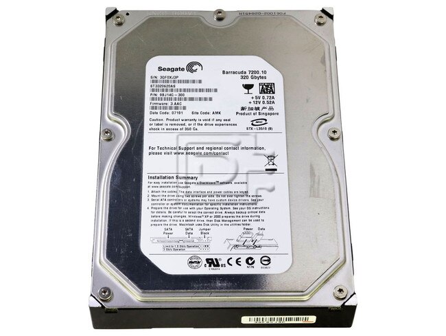 Seagate ST3320620AS 9BJ04G-307 SATA Hard Drive image 1