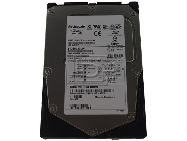 Seagate ST336732LW 9T3015-028 SCSI Hard Drive Image 1 image